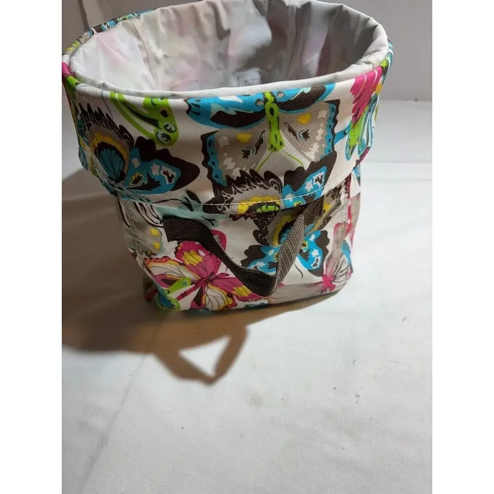 Thirty-One Gifts Butterfly Print Storage Bin
